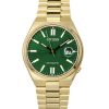 Montre automatique pour homme Citizen Tsuyosa en acier inoxydable doré avec cadran vert NJ0152-51X