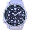 Citizen Promaster Cadran Noir Acier Inoxydable Automatique Diver',s NY0084-89E 200M Montre Homme