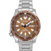 Montre de plongée automatique Citizen Promaster Marine Limited Edition avec cadran en cuivre NY0164-65X 200 m pour homme avec br