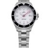 Montre femme Ratio FreeDiver Sapphire en acier inoxydable avec cadran blanc et quartz RTFL802 200M