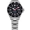 Montre femme Ratio FreeDiver Sapphire en acier inoxydable avec cadran noir automatique RTFL831 200M