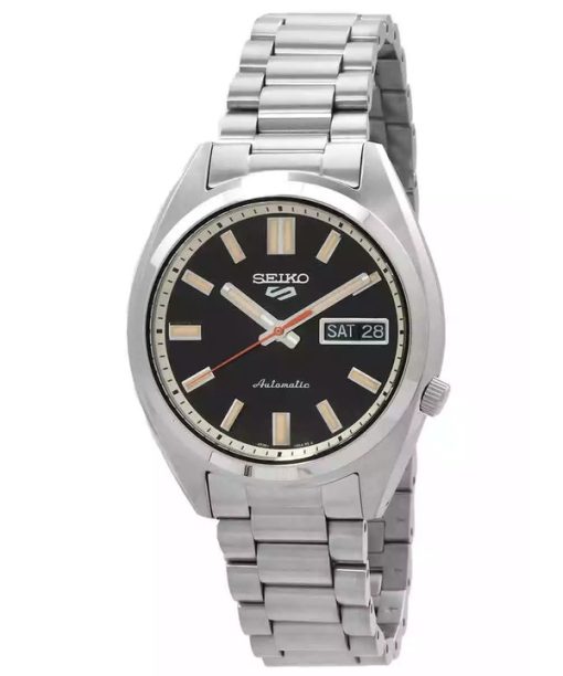 Montre homme Seiko 5 Sports SNXS Series en acier inoxydable avec cadran noir profond SRPK89K1 automatique 100M