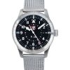 Montre Homme Luminox Air Pilot Lightning GMT Acier Inoxydable Cadran Noir Quartz XA.9522 100M