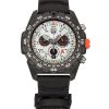 Montre de plongée à quartz Luminox Bear Grylls Survival Master avec bracelet en caoutchouc et cadran argenté XB.3748 300M pour h