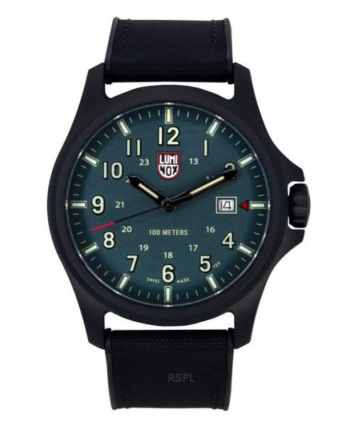 Montre Homme Luminox Atacama Field Bracelet Caoutchouc Cadran Vert Quartz XL.1977 100M