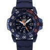 Montre de plongée à quartz pour homme Luminox Navy SEAL Foundation Back To The Blue Set XS.3253.CBNSF.SET 200 M avec bracelet su