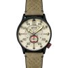 Montre automatique AVI-8 Hawker Typhoon Baldwin avec bracelet en cuir et cadran kaki foncé pour homme AV-4119-04