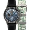 Montre chronographe Hawker Hurricane Inkdial AVI-8 en édition limitée avec cadran gris et quartz AV-4123-01 pour homme avec brac