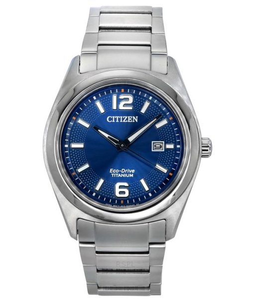 Montre Citizen Super Titanium Eco-Drive AW1641-81L pour homme avec cadran bleu