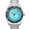 Montre homme Citizen Marine en acier inoxydable avec cadran turquoise Eco-Drive AW1760-81W 100M