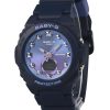 Montre analogique numérique Casio Baby-G pour femme avec bracelet en résine et cadran violet BGA-320-2A à quartz 100 m