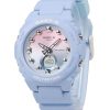 Montre analogique numérique Casio Baby-G pour femme avec bracelet en résine et cadran multicolore à quartz BGA-320-2A1 100 m