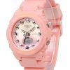 Montre analogique numérique Casio Baby-G pour femme avec bracelet en résine et cadran rose à quartz BGA-320-4A1 100 m