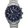 Montre homme Citizen CB5945-85L avec chronographe radiocommandé et cadran bleu en titane Eco-Drive 100 m