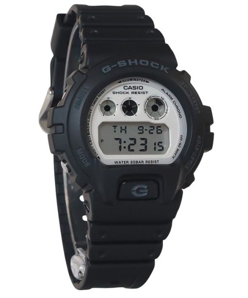 Montre Casio G-Shock Digital à quartz avec bracelet en résine DW-6900WD-1 200M pour homme