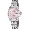 Montre Festina Classics en acier inoxydable avec cadran rose et quartz F20455-2 100M pour femme