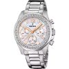 Montre Festina Rainbow Chronograph avec accents de cristal et cadran en nacre pour femme F20606-1 100M