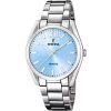 Montre Festina Boyfriend en acier inoxydable avec cadran bleu et quartz F20622-3 pour femme