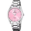 Montre Festina Boyfriend en acier inoxydable avec cadran rose et quartz F20622-M pour femme