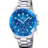 Montre Festina Ceramic Chronograph Acier Inoxydable Cadran Bleu Quartz F20693-4 100M Femme