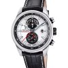 Montre chronographe Festina Timeless pour homme avec bracelet en cuir et cadran argenté F20695-1 100 m