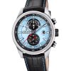 Montre chronographe Festina Timeless pour homme avec bracelet en cuir et cadran bleu à quartz F20695-2 100 m