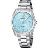 Montre Festina Acero Clasico pour homme en acier inoxydable avec cadran bleu et quartz F20707-2