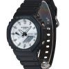 Montre analogique numérique Casio G-Shock pour homme avec bracelet en résine biosourcée, cadran blanc, quartz, GA-2100WD-1A, 200