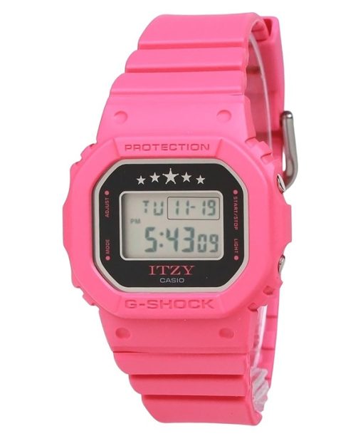 Montre numérique Casio G-Shock ITZY Collaboration pour femme avec bracelet en résine biosourcée GMD-S5610IT-4A 200M