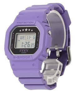 Montre Casio G-Shock ITZY Collaboration Digital Violet Bracelet en résine biosourcée Quartz GMD-S5610IT-6 200M pour femme