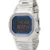 Montre Casio G-Shock pour homme, entièrement en métal, avec écran LCD et bracelet en acier inoxydable, GMW-B5000D-2, 200 m