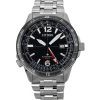 Montre pilote pour homme Citizen Promaster Air GMT en acier inoxydable avec cadran noir automatique NB6046-59E 200M