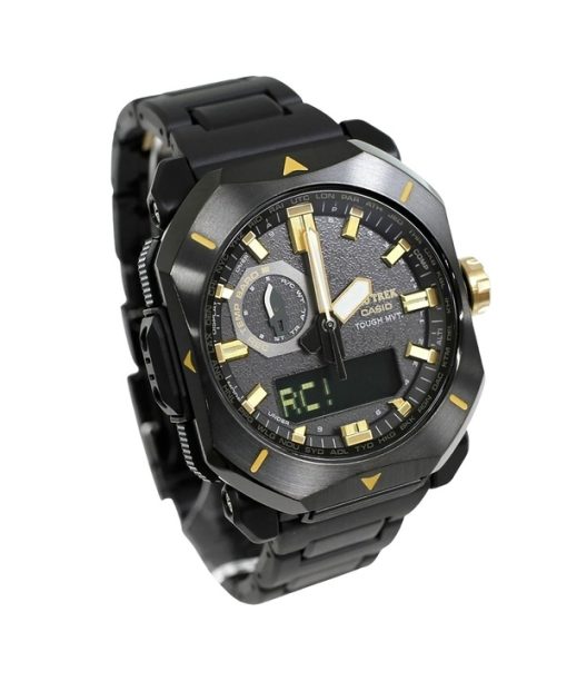 Montre analogique numérique Casio Pro Trek 50e anniversaire édition limitée cadran gris Tough Solar PRW-6900ZE-1 100M pour homme