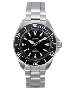 Montre de plongée automatique Seiko Prospex Sea Samurai Shog-urai en acier inoxydable avec cadran noir SRPL13K1 200 m pour homme