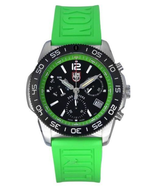 Montre homme Luminox Pacific Diver Chronograph bracelet en caoutchouc cadran noir quartz XS.3157.NF 200M