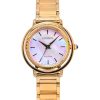 Montre Citizen L Eco-Drive pour femme en acier inoxydable doré rose avec cadran en nacre EM1103-86Y