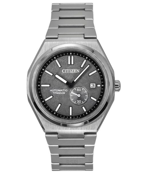 Montre homme Citizen Zenshin Super Titanium cadran gris automatique NJ0180-80H 100M