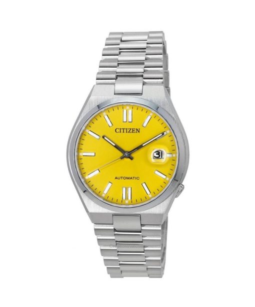 Montre homme Citizen Tsuyosa en acier inoxydable avec cadran jaune automatique NJ0150-81Z reconditionnée