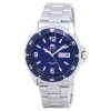 Montre homme Orient Mako II en acier inoxydable avec cadran bleu automatique 200M FAA02002D9 reconditionnée