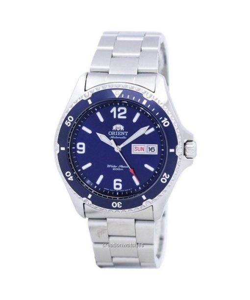 Montre homme Orient Mako II en acier inoxydable avec cadran bleu automatique 200M FAA02002D9 reconditionnée