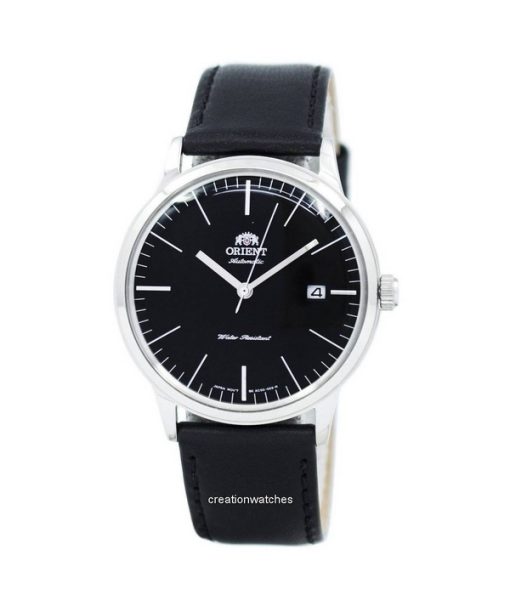 Montre homme Orient Bambino en acier inoxydable avec cadran noir automatique FAC0000DB0 remise à neuf