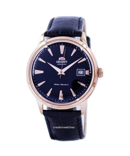 Montre homme Orient 2e génération Bambino Classic bracelet en cuir cadran noir automatique FAC00001B0 reconditionnée