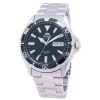 Montre homme Orient Mako III en acier inoxydable avec cadran vert automatique RA-AA0004E19B 200M remise à neuf