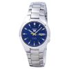 Montre homme Seiko 5 Sports en acier inoxydable avec cadran bleu automatique SNK615K1 remise à neuf