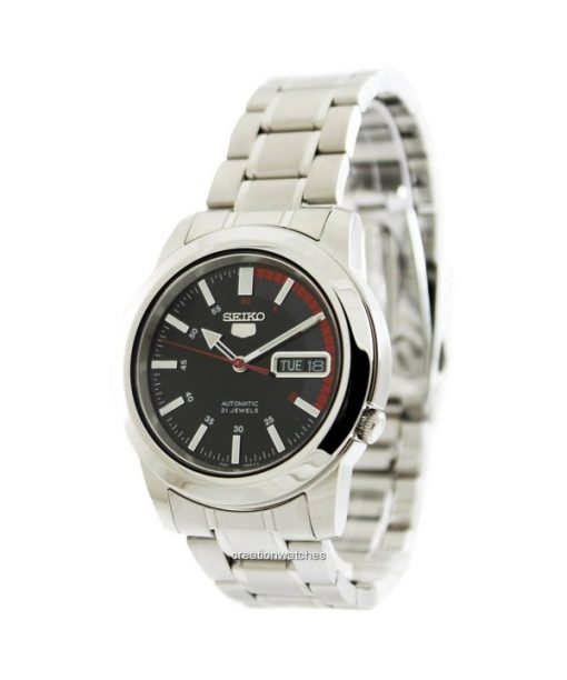 Montre homme Seiko 5 SNKK31K1 automatique en acier inoxydable avec cadran noir remise à neuf