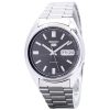 Montre homme Seiko 5 en acier inoxydable avec cadran noir automatique SNXS79K1 remise à neuf